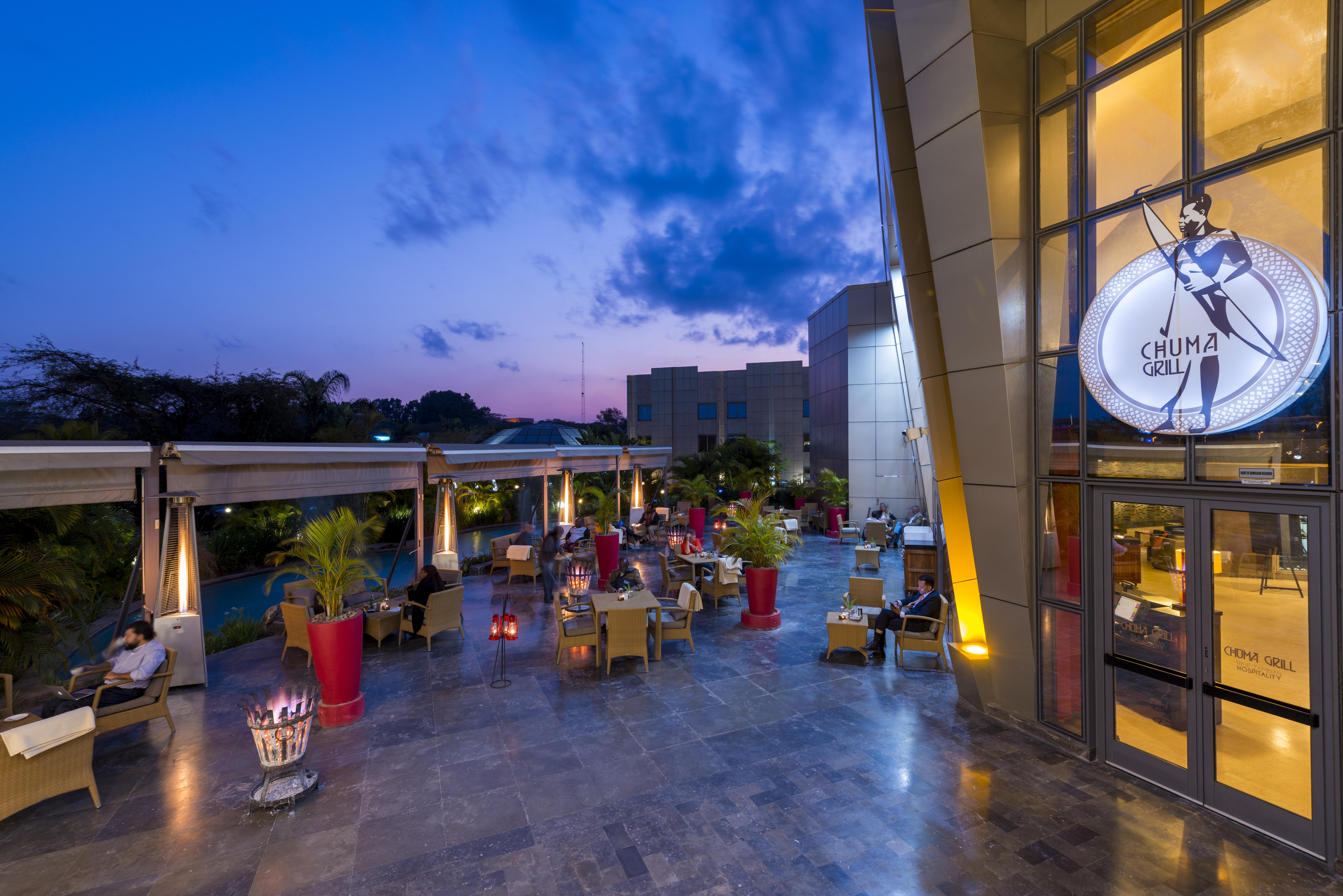 Radisson Blu Hotel Lusaka Exterior photo Skyline Bar